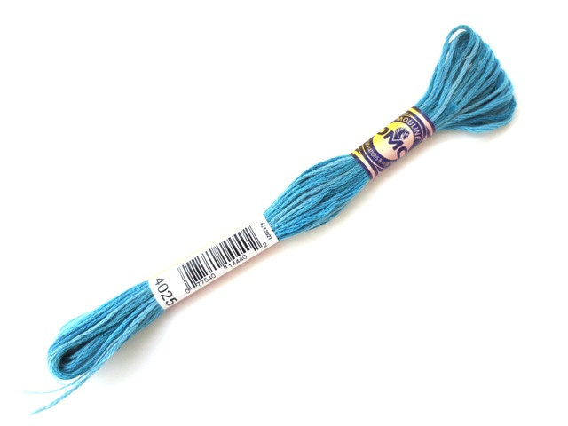 DMC Colour Variations Embroidery Thread - Carribean Bay Blue Colour 4025