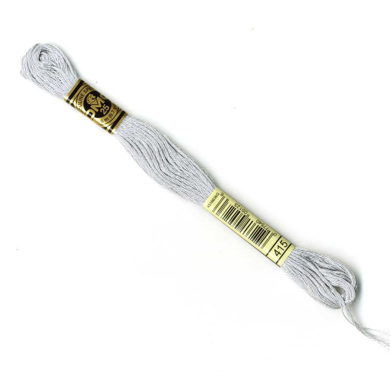 DMC Embroidery Thread - Pale Grey Colour 415
