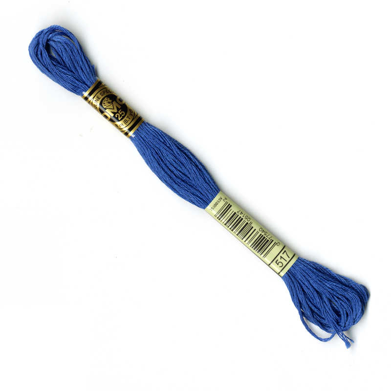 DMC Embroidery Thread - Blue Colour 517
