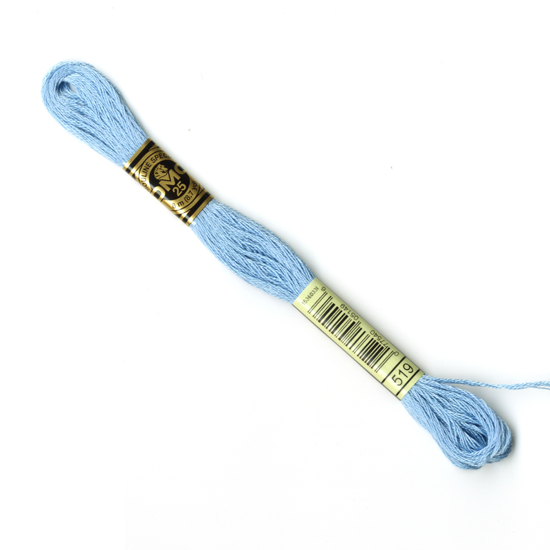 DMC Embroidery Thread - Sky Blue Colour 519