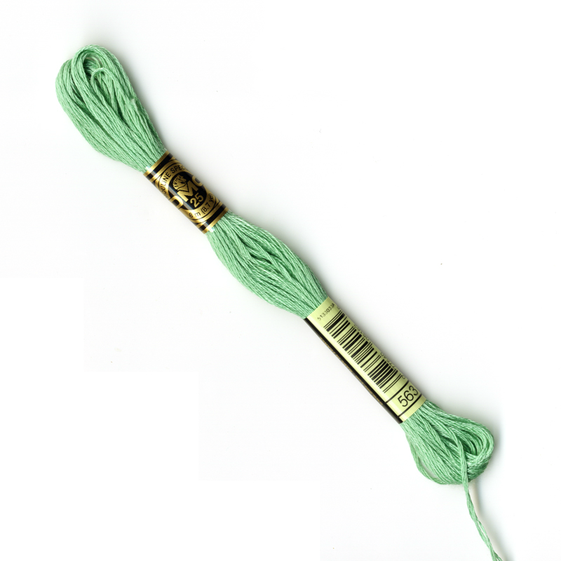 DMC Embroidery Thread - Green Colour 563