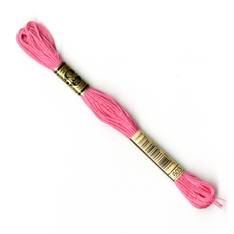 DMC Embroidery Thread - Pink Colour 603