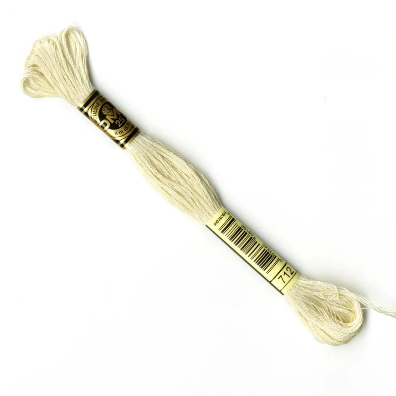 DMC Embroidery Thread - Cream Colour 712