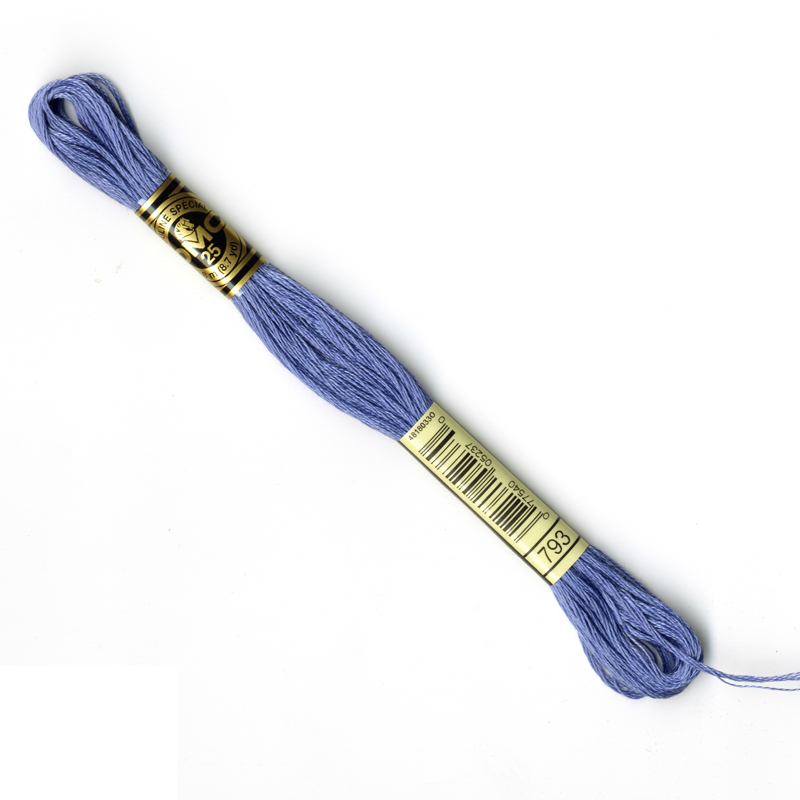 DMC Embroidery Thread - Blue Colour 793