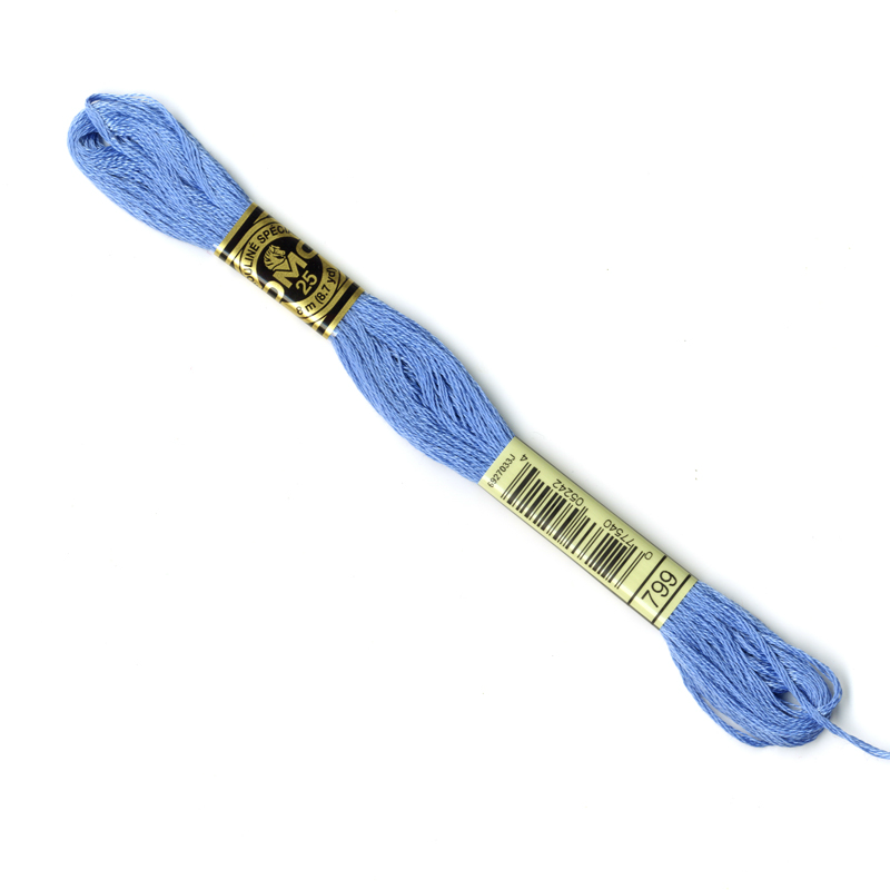 DMC Embroidery Thread - Blue Colour 799