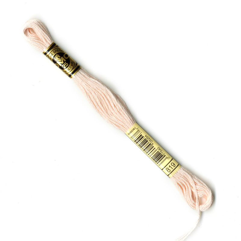 DMC Embroidery Thread - Light Pink Colour 819 