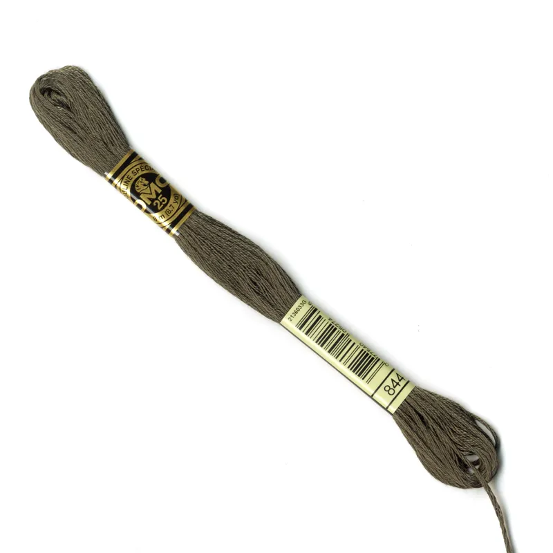 DMC Embroidery Thread - Grey Brown Colour 844