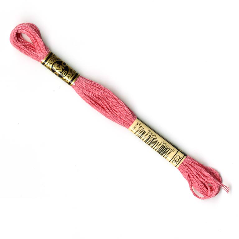 DMC Embroidery Thread - Pink Colour 962