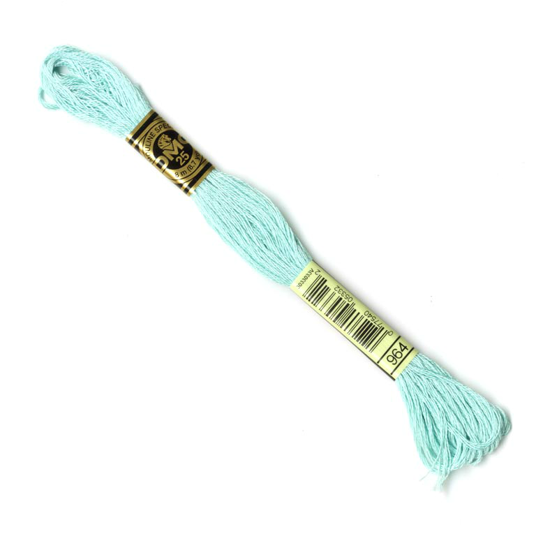 DMC Embroidery Thread - Light Blue Colour 964
