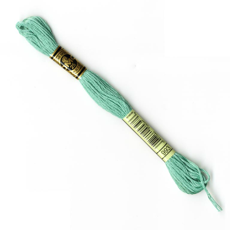 DMC Embroidery Thread - Green Colour 993