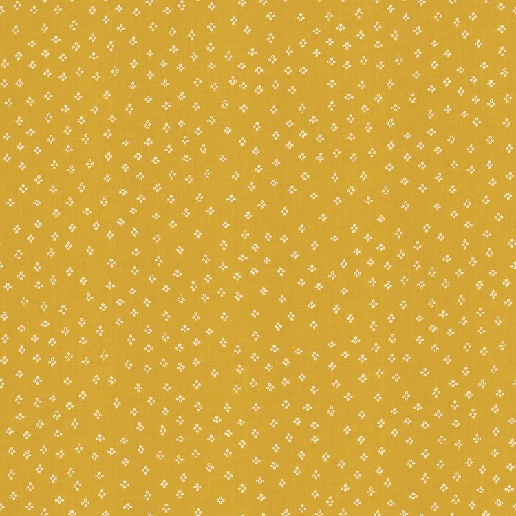 Quilting Fabric - Dots Clusters on Mustard Yellow from Heirloom by Alexia Abegg for Ruby Star Society RS 4030-17