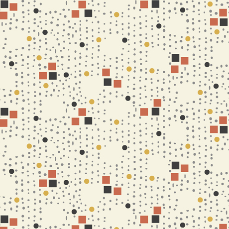 Quilting Fabric  - Dots and Squares from Coco Chic by Quilting Treasures
