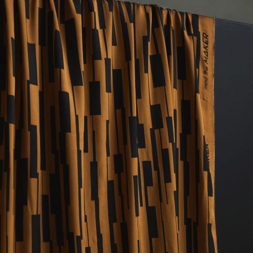 EcoVero™ Viscose Fabric in Gold from the Unsquare Collection by Mind the Maker