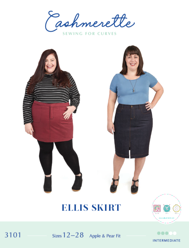 Cashmerette - Sewing for Curves - Ellis Skirt - Ladies Sewing Pattern - Dressmaking