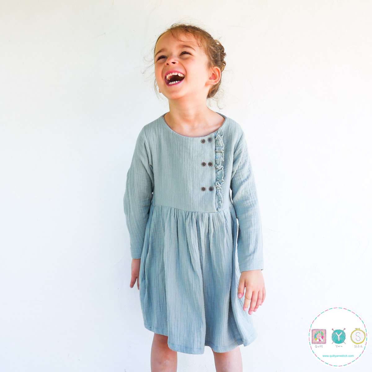 Ikatee - Elona Girls Dress - French Sewing Patterns for Kids - Childrens Dressmaking 