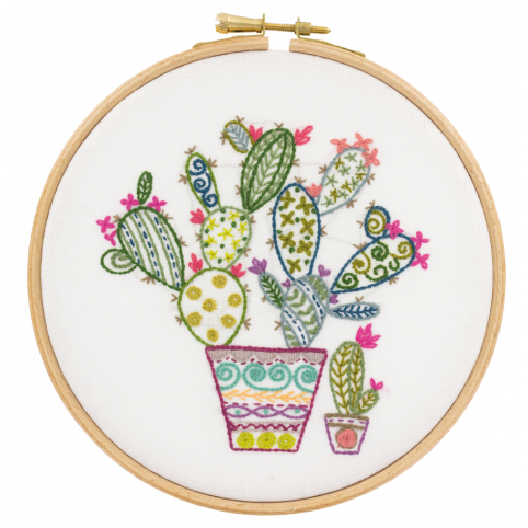 Embroidery Kit - Cactus by Un Chat dans L'aiguille