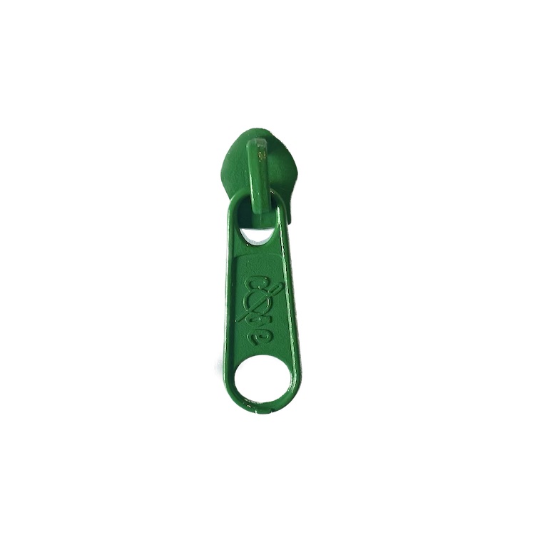 No 5 Andalousia Emerald Green Long Zipper Pull