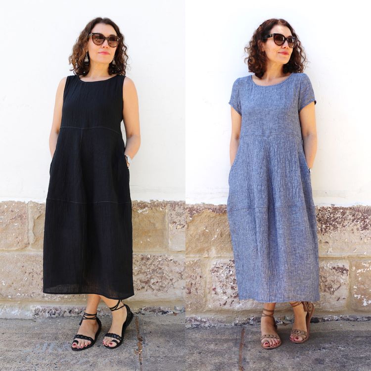 Tessuti Fabrics - Eva Dress Sewing Pattern Sizes 18-22