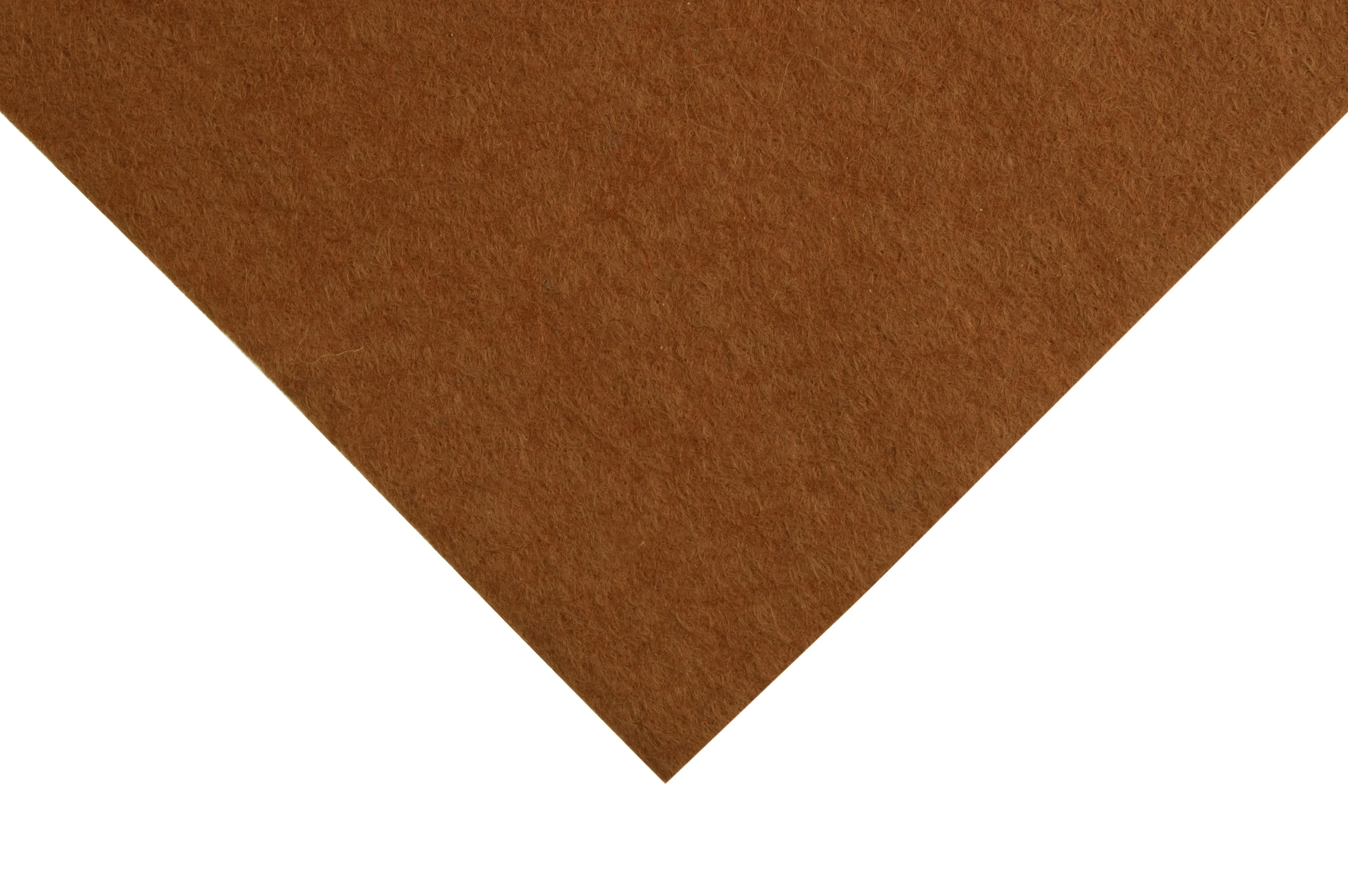 Wool Blend Felt Sheet in Terracotta Brown 0017