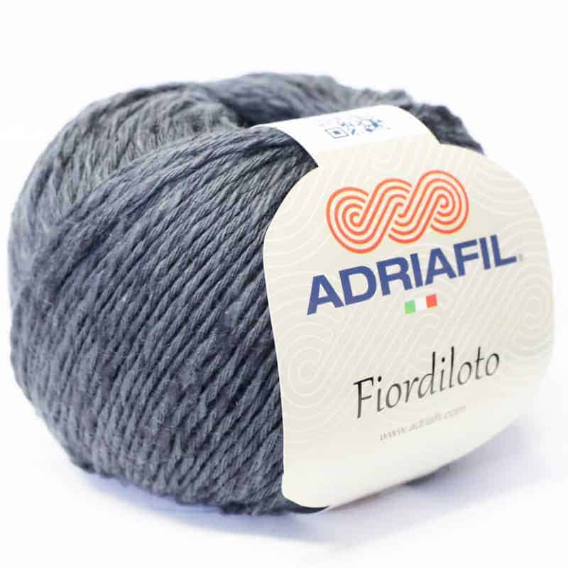 Yarn - Adriafil Fiordiloto 4ply / Dk in Anthracite Grey Colour 28