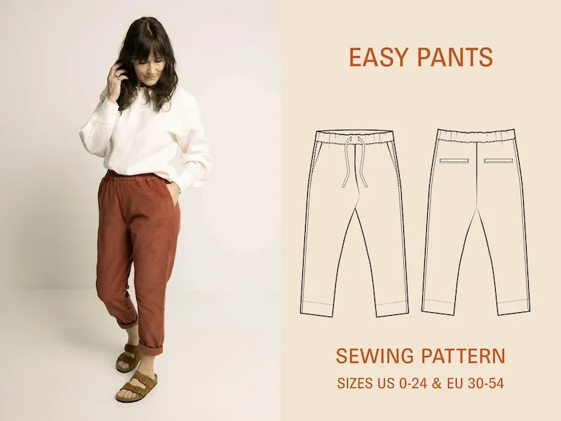 Wardrobe by Me - Easy Pants Sewing Pattern