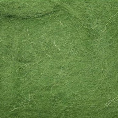 Green - 50g Felt Wool for Wet and Dry Needle Felting