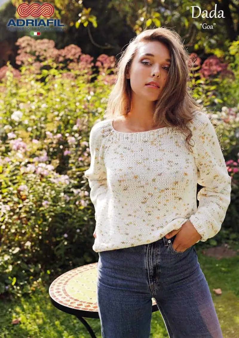 Knitting Pattern - Chunky Sweater by Adriafil - Goa