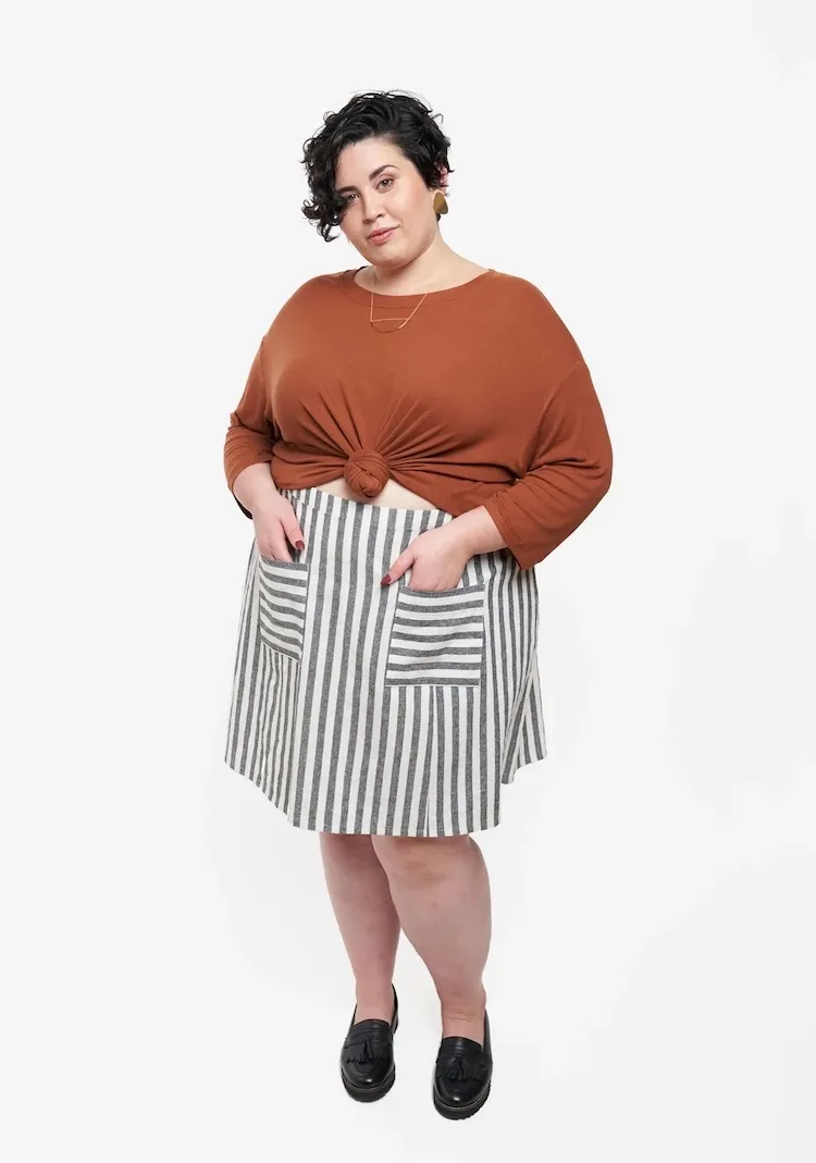 Grainline Studio - Reed Skirt Sewing Pattern - Sizes 14 to 30