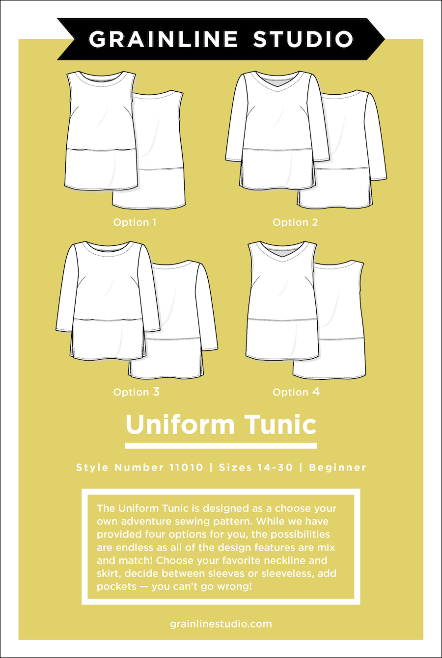 Grainline Studio - Uniform Tunic 14-30 Sewing Pattern