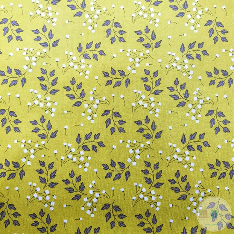 Quilting Fabric - Green Branches from Wildflowers by Alisse Courter for Camelot fabrics 2240206-2 
