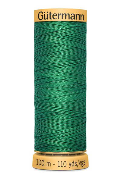 Gutermann Sew All Thread - Green 100% Cotton Colour 8543