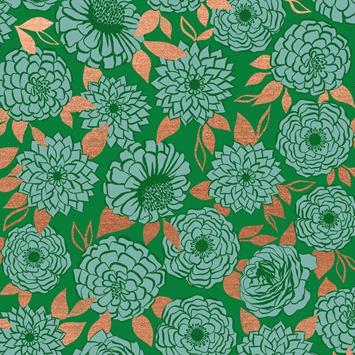 Quilting Fabric - Metallic Floral from Stay Gold by Melody Miller for Ruby Star Society RS0022 17