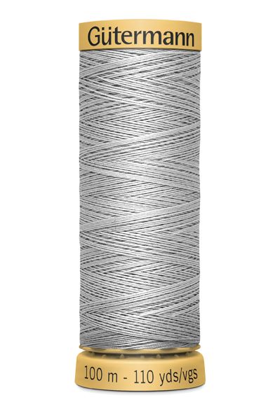 Gutermann Sew All Thread - Grey 100% Cotton Colour 618