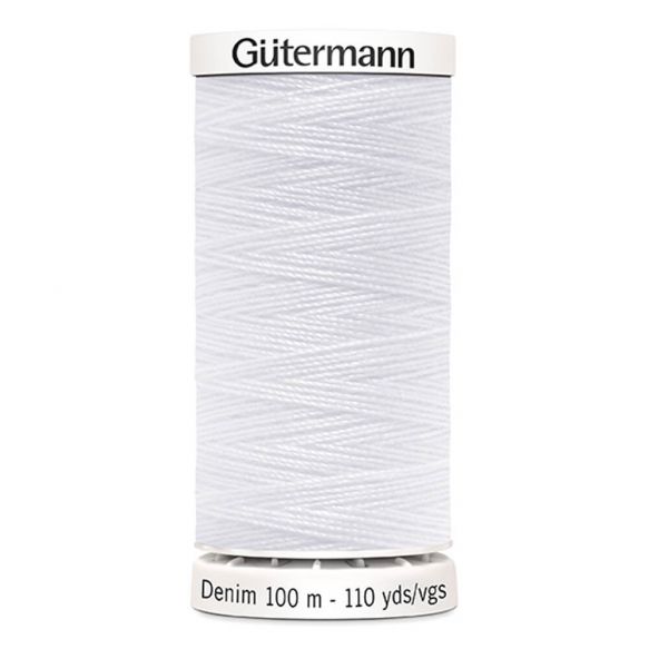 Gutermann Denim Thread -  White Colour 1005