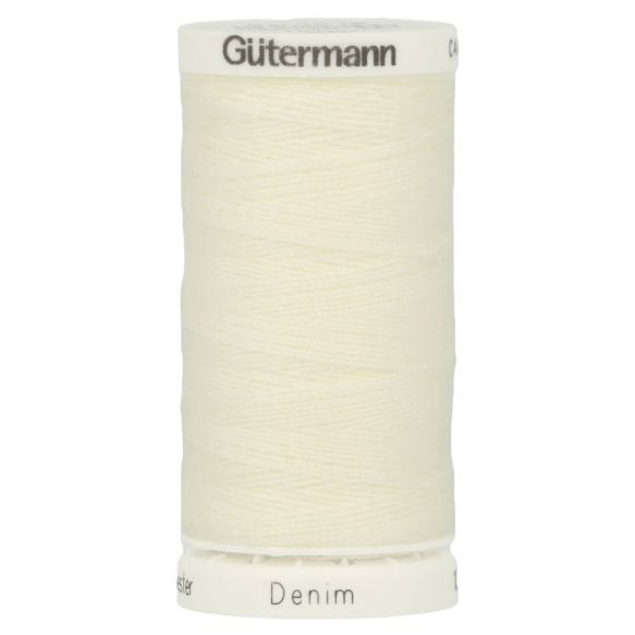 Gutermann Denim Thread -  Warm White Colour 1016 