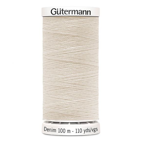 Gutermann Denim Thread -  Cream Colour 3130