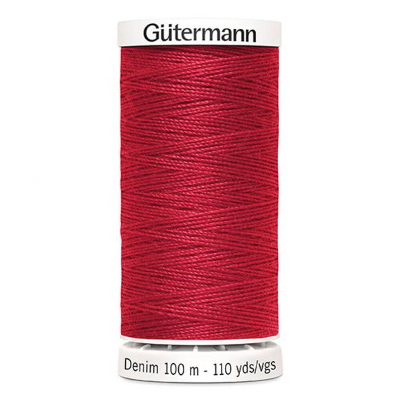 Gutermann Denim Thread -  Red Colour 4495