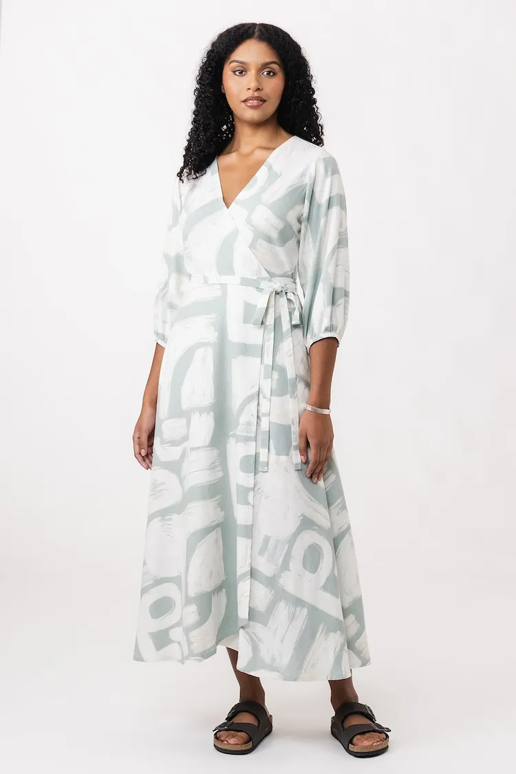 Named Patterns - Hali Wrap Dress Sewing Pattern