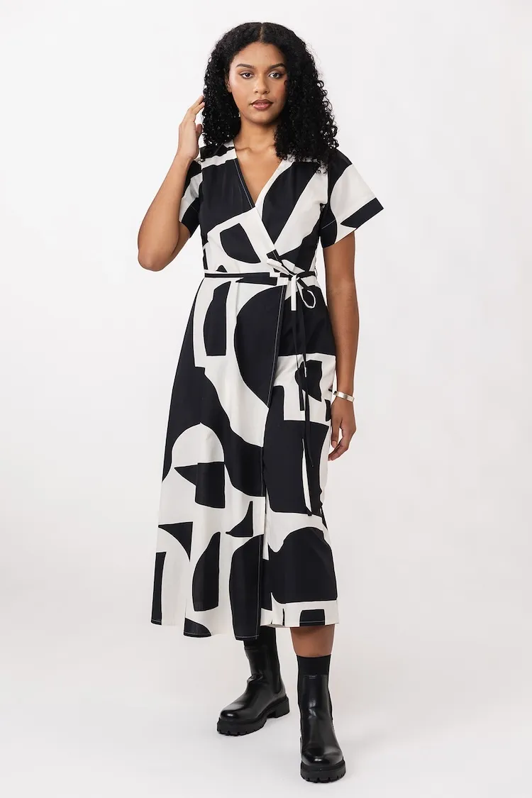 Named Patterns - Hali Wrap Jumpsuit Sewing Pattern