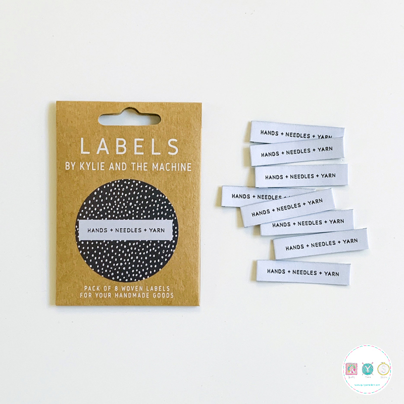 Gift Idea - Kylie and the Machine Woven Labels - Hands Needles Yarn 