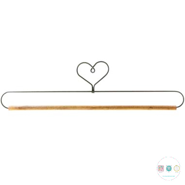 Hanger - 12 inch / 30.5 cm with Heart Shape