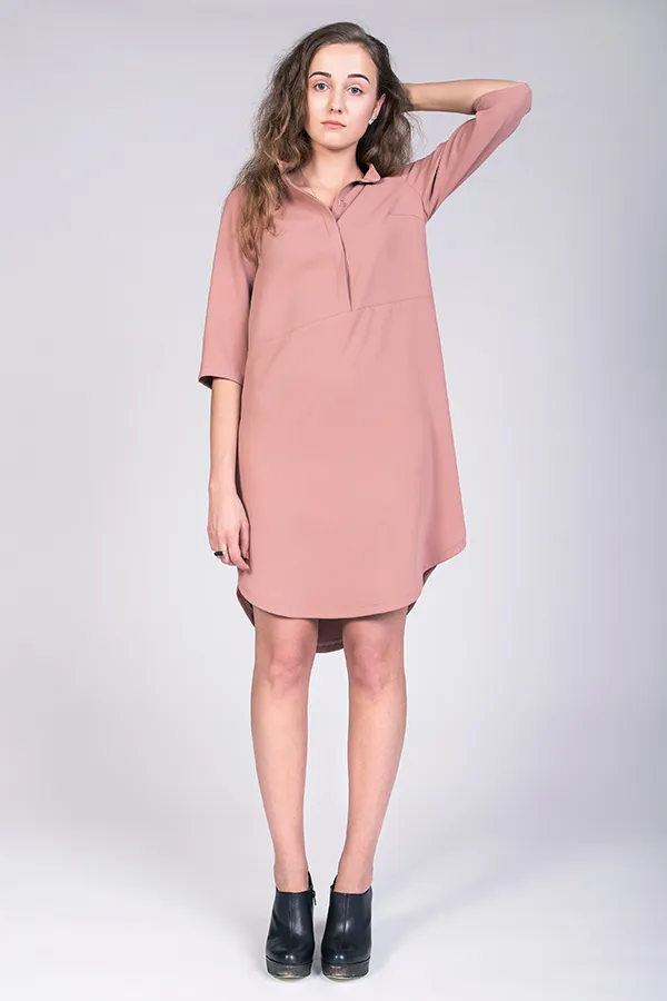 Named Patterns - Helmi Trench Blouse and Tunic Dress Sewing Pattern