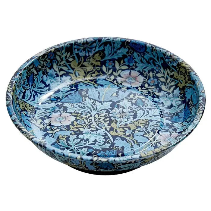 Magnetic Pin Bowl with Blue Floral Design by Hobby Gift