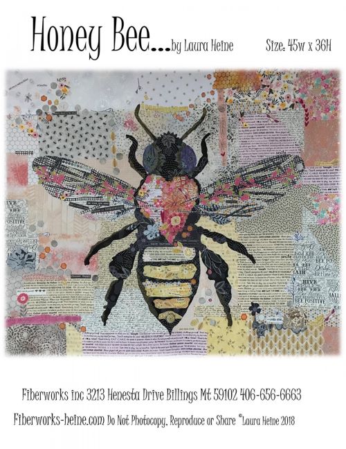 Honey Bee Collage Quilt Pattern