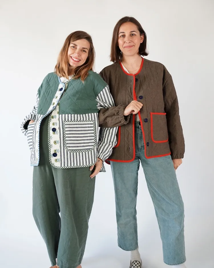 Matchy Matchy Sewing Club - Homebody Quilted Jacket Sewing Pattern