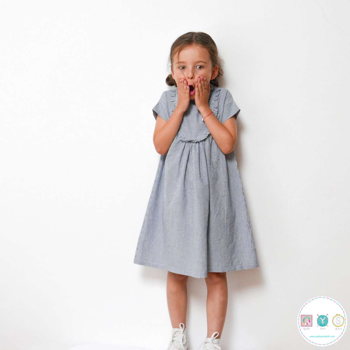 Ikatee- Ida Dress Blouse and T-Shirt Sewing Pattern - French Sewing Patterns for Kids - Childrens Dressmaking