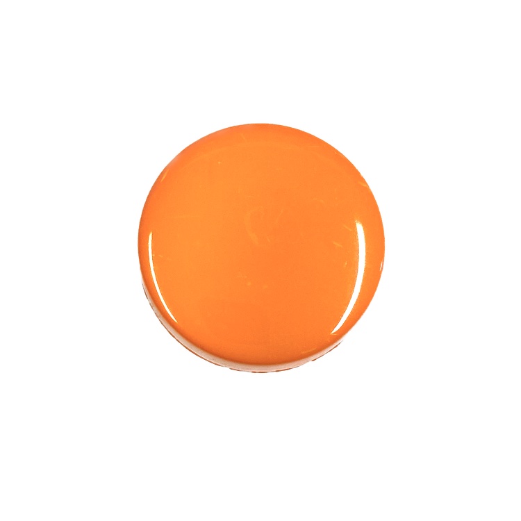 Buttons - 25mm Plastic Shank in Orange