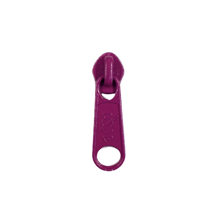 No 5 Fandango Purple Long Zipper Pull