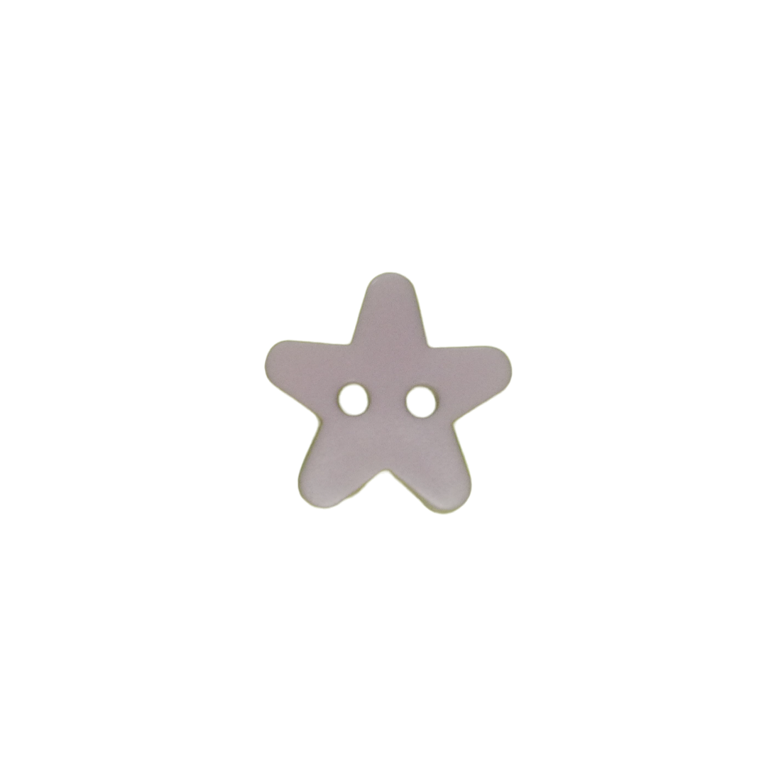 Buttons  - 15mm Star in White