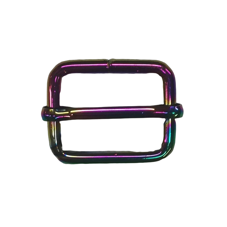 Bag Making - Adjustable Slider 25mm in Iridescent Rainbow (2 per pack)